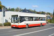 Bus Rodewisch / Bus Vogtland: Mercedes-Benz O 405 (V-KV 464) der Göltzschtal-Verkehr GmbH Rodewisch (GVG), aufgenommen im Oktober 2019 am Busbahnhof von Rodewisch.