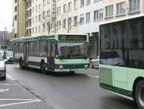 19.12.2008: Wagen 248 ein MAN 1 Generation ist auf dem Weg in den Vorort Kohlhof.