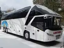 Neoplan Starliner von Leistner Reisen aus Deutschland in Binz am 17.03.2018