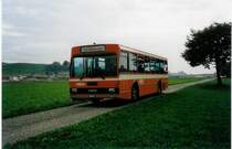 Aus dem Archiv: RBS Worblaufen (BSU) Nr. 39/BE 253'492 FBW/R&J (ex Nr. 4) am 19. September 1999 bei Nennigkofen (Abschiedsfahrt)