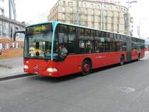 VB Biel - Mercedes Citaro Gelenkbus Nr.147  BE  572147 eingeteilt auf der Linie 7 unterwegs in Biel am 29.11.2008