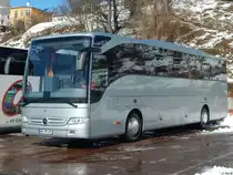 Mercedes Tourismo aus Deutschland im Stadthafen Sassnitz am 02.04.2018