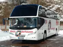Neoplan Cityliner von Krein aus Deutschland im Stadthafen Sassnitz am 02.04.2018