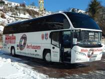 Neoplan Cityliner von Krein aus Deutschland im Stadthafen Sassnitz am 02.04.2018