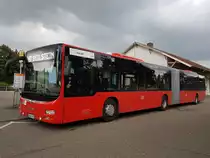 Hier ist der SHA F 5918 von der FMO auf der Buslinie 460 nach Beilstein im Einsatz. Abgelichtet am 09 September 2019 am Bahnhof in Marbach (N).