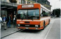 Aus dem Archiv: RBS Worblaufen (BSU) Nr. 39/BE 253'492 FBW/R&J (ex Nr. 4) am 19. September 1999 Solothurn, Bahnhof (Abschiedsfahrt)