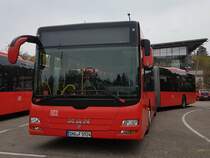 Hier wartet der SHA F 5924 von der FMO (ex SBG Freiburg) auf seinen nächsten Einsatz. Abgelichtet am 29.10.2019 am FMO Busparkplatz am Bahnhof in Marbach (N).