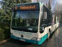 Mercedes Citaro II der Neubrandenburger Verkehrsbetriebe in Neubrandenburg am 07.04.2018