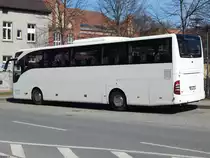 Mercedes Tourismo von Wohlbold aus Deutschland in Neubrandenburg am 07.04.2018