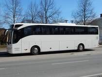 Mercedes Tourismo von Wohlbold aus Deutschland in Neubrandenburg am 07.04.2018