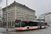 Mercedes Citaro 32, auf der Linie 4, bedient die Haltestelle beim Amtshausplatz. Die Aufnahme stammt vom 09.12.2019.