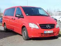 Mercedes Vito von Erichson Touristik aus Deutschland in Waren am 07.04.2018