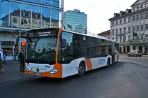 RNV Mercedes Benz Citaro 2 G Wagen 8195 am 22.12.19 in Heidelberg auf der Linie 31