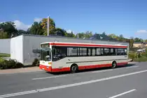 Bus Rodewisch / Bus Vogtland: Mercedes-Benz O 405 (V-KV 465) der Göltzschtal-Verkehr GmbH Rodewisch (GVG), aufgenommen im Oktober 2019 am Busbahnhof von Rodewisch.