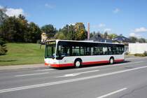 Bus Rodewisch / Bus Vogtland: Mercedes-Benz Citaro der Göltzschtal-Verkehr GmbH Rodewisch (GVG), aufgenommen im Oktober 2019 am Busbahnhof von Rodewisch.