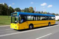 Bus Rodewisch / Bus Vogtland: Mercedes-Benz O 405 N / MB O 405 N1 (ehem. ETP Euro Traffic Partner GmbH Chemnitz / V-KV 437) der Göltzschtal-Verkehr GmbH Rodewisch (GVG), aufgenommen im Oktober 2019 am Busbahnhof von Rodewisch.
