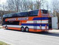 Van Hool TX27 von Janssen Reisen aus Deutschland in Waren am 07.04.2018
