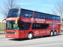 Setra 328 DT der RegioInfra Gesellschaft in Malchow am 07.04.2018