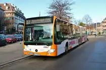 RNV Mercedes Benz Citaro 2 G Wagen 8192 am 22.12.19 in Heidelberg