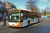 RNV Mercedes Benz Citaro 1 Facelift Wagen 8385 am 22.12.19 in Heidelberg 