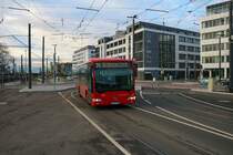 DB Rhein Neckar Bus Mercedes Benz Citaro 1 am 21.12.19 in Heidelberg 