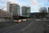 RNV Mercedes Benz Citaro 1 Facelift G Wagen 8186 am 22.12.19 in Heidelberg