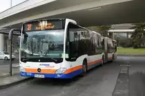 ESWE Verkehr Mercedes Benz Citaro 2 G Wagen 341 am 23.12.19 in Wiesbaden