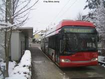Solaris Trollino Nr. 173 am 13.12.08 in Oberseen.