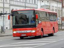 Setra 415 UL der Anklamer Verkehrsgesellschaft mbH in Greifswald am 11.04.2018