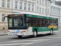 Setra 415 NF der Anklamer Verkehrsgesellschaft mbH in Greifswald am 11.04.2018
