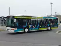 Setra 415 NF der Anklamer Verkehrsgesellschaft mbH in Greifswald am 11.04.2018