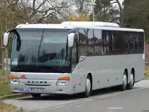 Setra 419 UL der Anklamer Verkehrsgesellschaft mbH in Greifswald am 11.04.2018