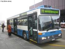 Mercedes O405N Nr. 239 am 14.12.08 bei der ETH H�nggerberg