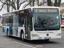 Mercedes Citaro II der Stadtwerke Greifswald in Greifswald am 11.04.2018