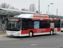 MAN Lion's City CNG der Stadtwerke Greifswald in Greifswald am 11.04.2018