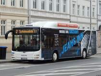 MAN Lion's City CNG der Stadtwerke Greifswald in Greifswald am 11.04.2018