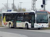 Mercedes Citaro III der Anklamer Verkehrsgesellschaft mbH in Greifswald am 11.04.2018