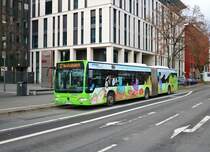 ESWE Verkehr Mercedes Benz Citaro 1 Facelift G Wagen 327 am 23.12.19 in Wiesbaden