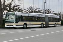 AZZK Citaro Facelift Nr 58 am 28.12.19 bei der Abfahrt beim Bellvue.