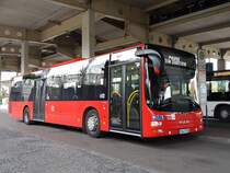 Hier wartet der SHA F 5900 von der FMO auf seinen nächsten Einsatz im Raum Backnang. Abgelichtet am 29.09.2019 am Busbahnhof in Backnang.