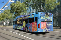 Mercedes Citaro 804 fährt während der Basler Herbstmesse als Messe Bus. Hier fährt der Mässbus zur Endstation beim Messeplatz. Die Aufnahme stammt vom 26.10.2019.