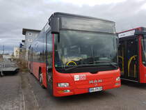 Hier wartet der SHA FM 218 von der FMO (ex RBS Stuttgart) auf seinen nächsten Einsatz. Abgelichtet am FMO Busparktplatz am Bahnhof in Marbach am Neckar am 08.11.2019 am FMO Busparkplatz am Bahnhof in Marbach.