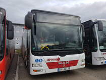 Hier wartet der SHA XV 130 von der FMO auf seinen nächsten Ausflug. Abgelichtet am 08.11.2019 am Bahnhof in Marbach am Neckar.