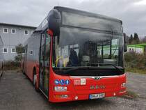 Hier wartet der SHA F 5901 von der FMO auf seinen nächsten Einsatz. Gesichtet am 08 November 2019 am Bahnhof in Marbach am Neckar.