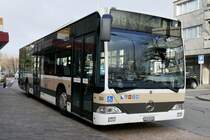 Autobusbetrieb Zürich Zollikon Küsnacht MB Citaro I Nr. 50 am 30.12.19 beim Bahnhof Küsnacht ZH.