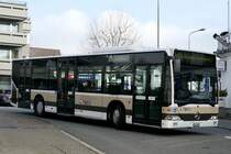 AZZK Citaro I Nr. 50 am 30.12.19 nach der Abfahrt beim Bahnhof Küsnacht ZH.