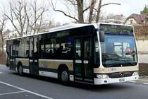 AZZK Citaro Facelift Nr. 53 am 30.12.19 kurz vor dem Bahnhof Küsnacht ZH.