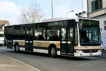 AZZK Citaro Facelift Nr. 53 am 30.12.19 nach der Abfahrt beim Bahnhof Küsnacht.