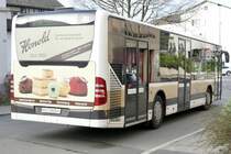 Heckansicht des Citaro Facelift Nr. 53 des AZZK am 30.12.19 nach der Abfahrt beim Bahnhof Küsnacht.