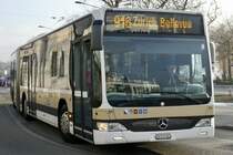 AZZK Citaro Facelift G Nr. 61 am 30.12.19 bei der Einfahrt beim Bahnhof Tiefenbrunnen.